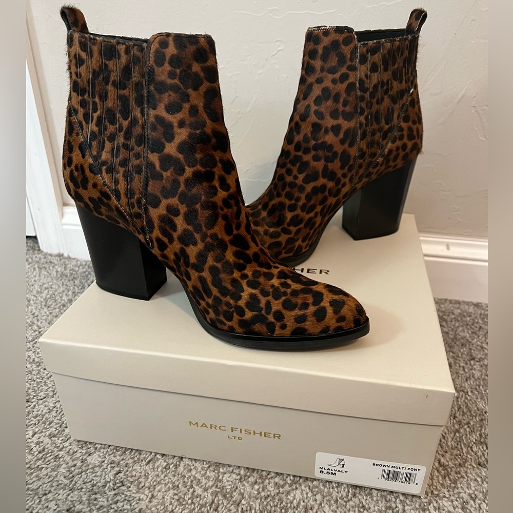 Marc Fisher LTD Alva Genuine Calf Hair Bootie